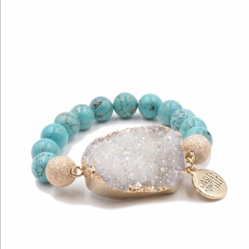 NEW! Kinsley Armelle Aqua Marine Bracelet